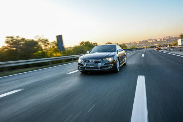 Audi S5 Shoot on highway in Belgrade, Serbia. October 12, 2019