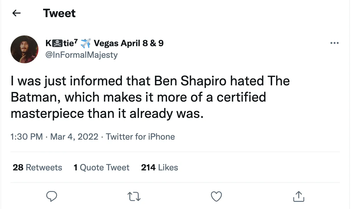 Ben Shapiro Twitter